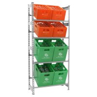 SimonRack Getränkekistenregal 200 x 81 x 30 cm, 4 Farben